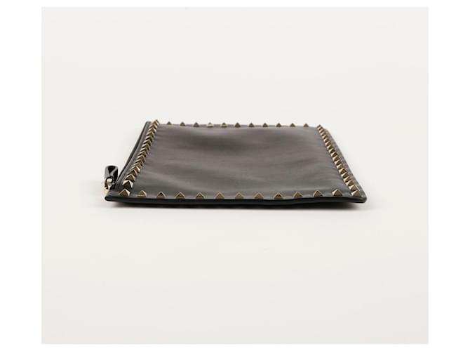 Valentino Clutch Rockstud Nero - vista 7