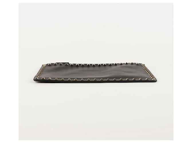 Valentino Clutch Rockstud Nero - vista 8