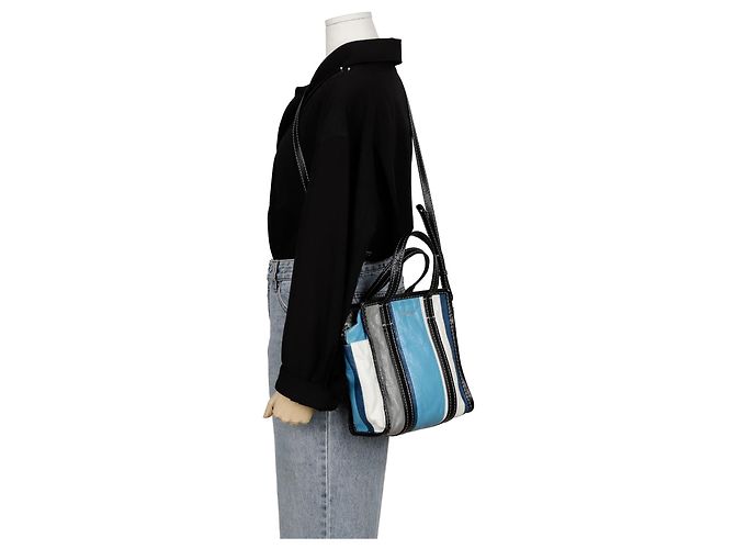 Balenciaga Borsa Tote e a Spalla Bazaar XS Multicolore - vista 11
