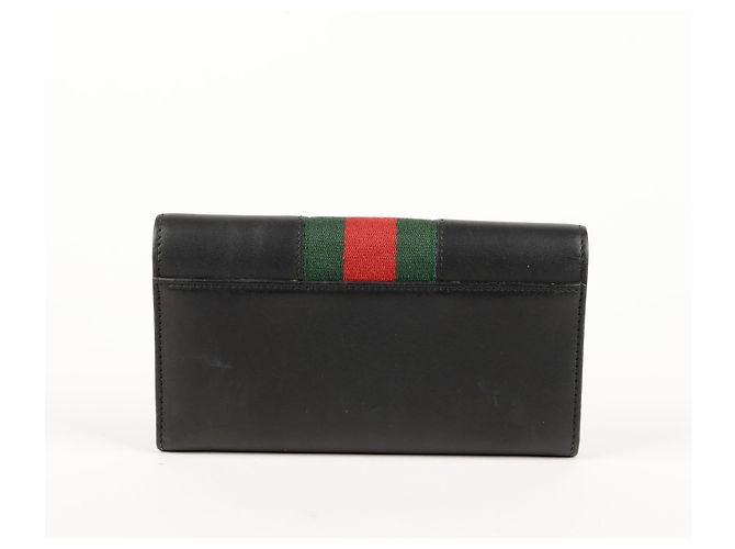 Gucci Silvi Long Wallet Schwarz - Ansicht 5