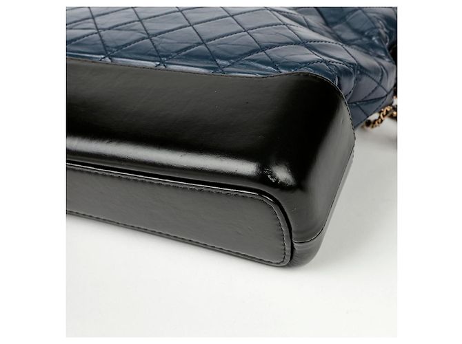 Chanel Gabrielle Große Hobo-Umhängetasche Blau - Ansicht 7