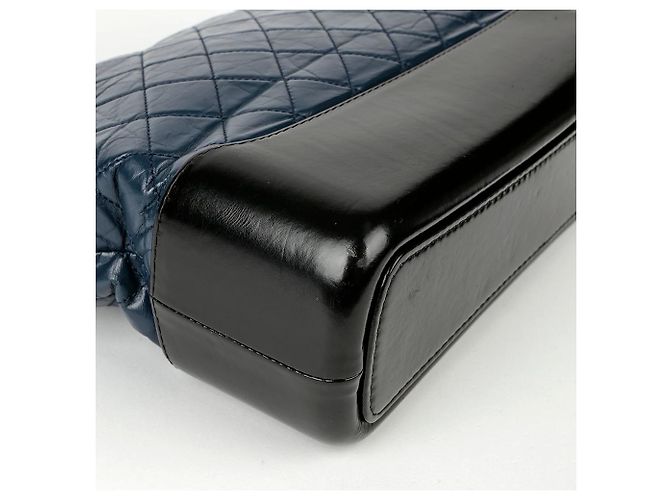 Chanel Gabrielle Große Hobo-Umhängetasche Blau - Ansicht 8