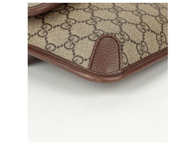 Gucci Belt Bag GG Supreme Neo Vintage Marrone - vista 10