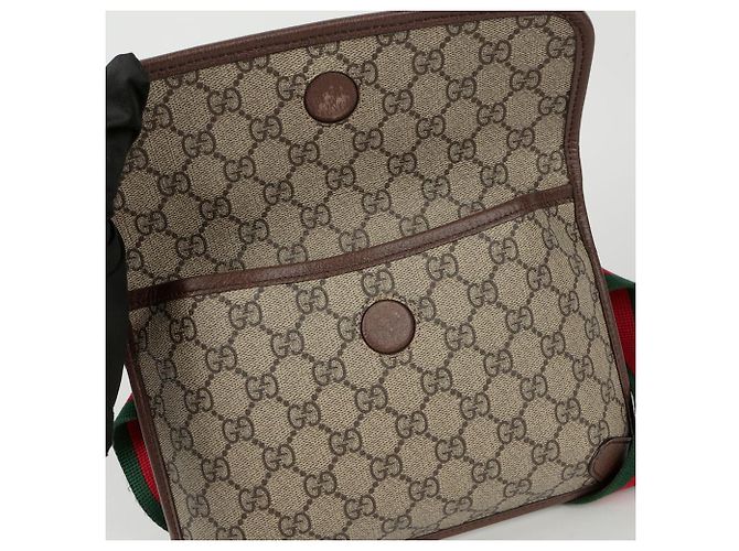 Gucci Belt Bag GG Supreme Neo Vintage Marrone - vista 12