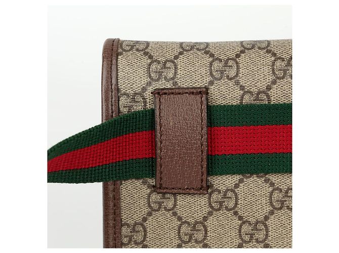 Gucci Belt Bag GG Supreme Neo Vintage Marrone - vista 4