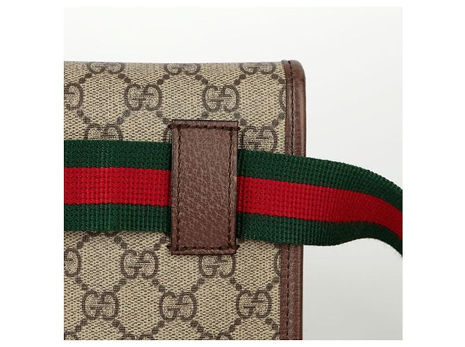 Gucci Belt Bag GG Supreme Neo Vintage Marrone - vista 5