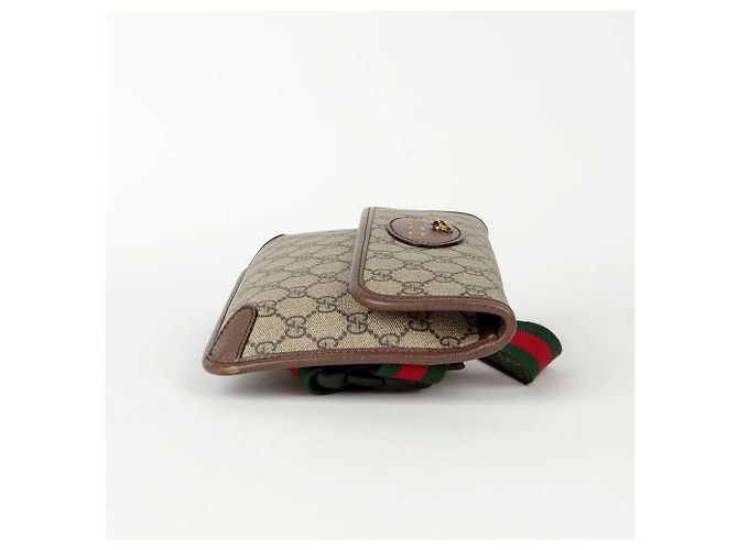 Gucci Belt Bag GG Supreme Neo Vintage Marrone - vista 7