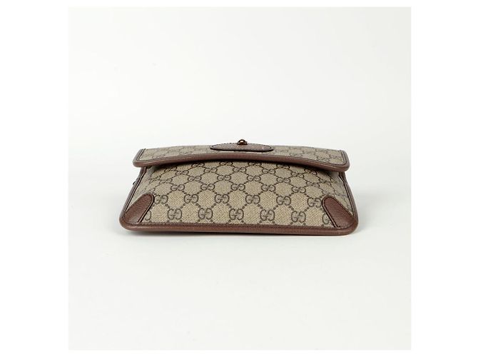 Gucci Belt Bag GG Supreme Neo Vintage Marrone - vista 8