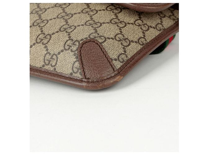 Gucci Belt Bag GG Supreme Neo Vintage Marrone - vista 9