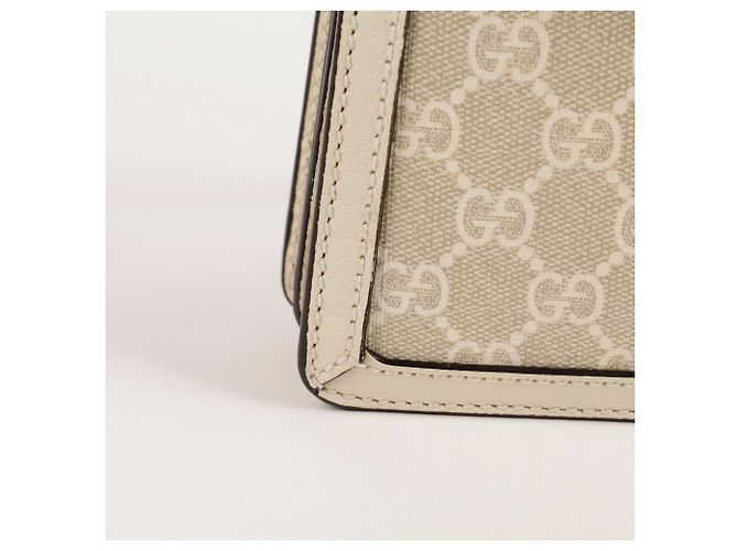 Gucci Borsa Tote e a Spalla Ophidia Piccola Bianco - vista 4