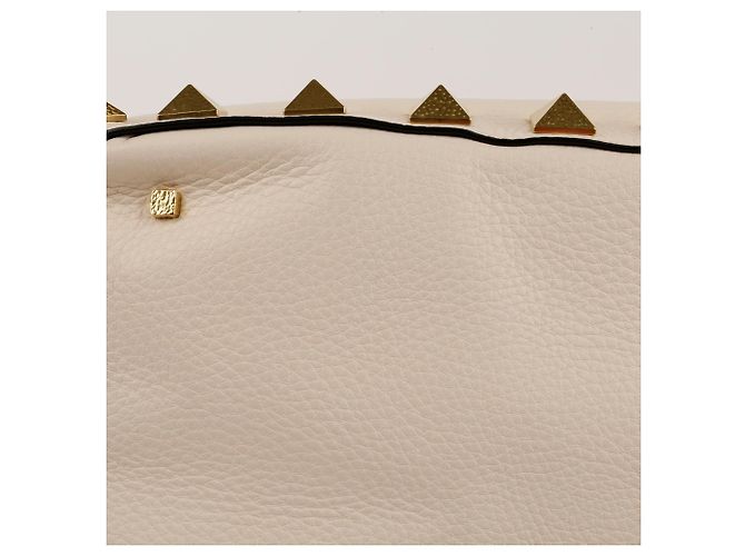 Valentino Borsa Shopper e Borsa a Spalla Roman Stud Bianco - vista 13