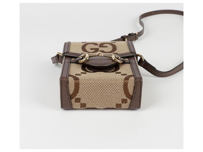 Gucci Mini borsa a spalla e crossbody Horsebit Marrone - vista 6