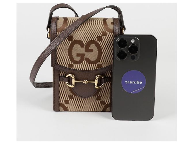Gucci Mini borsa a spalla e crossbody Horsebit Marrone - vista 7