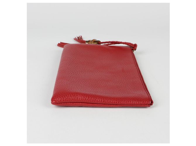 Bamboo Gucci Clutch de bambú Roja - vista 7