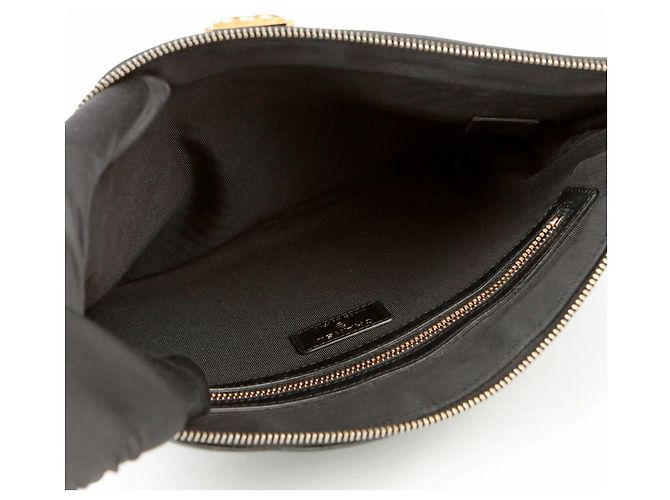 Chanel Clutch Mediano Chevron Boy Negro - vista 12