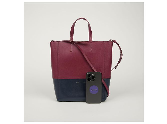 Cabas Céline Borsa tote verticale piccola con spalla Rosa - vista 12