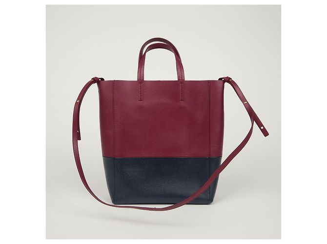 Cabas Céline Borsa tote verticale piccola con spalla Rosa - vista 4