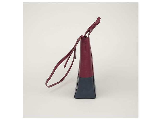 Cabas Céline Borsa tote verticale piccola con spalla Rosa - vista 5