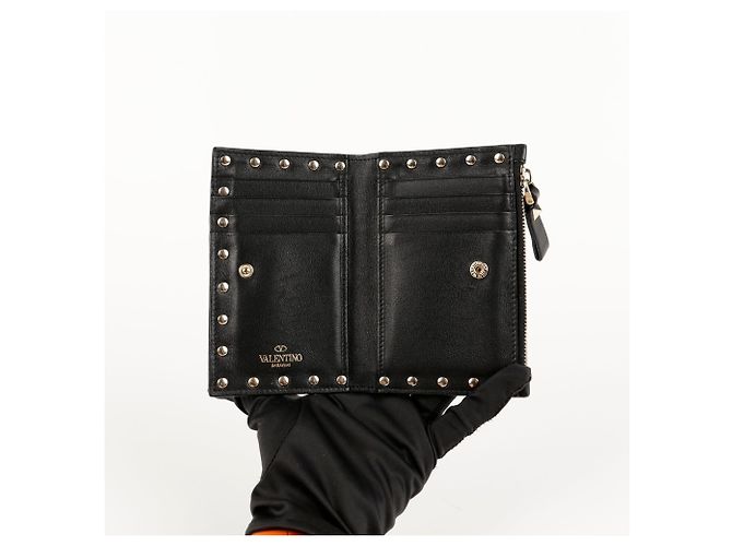 Valentino Tarjetero Rockstud Negro - vista 7