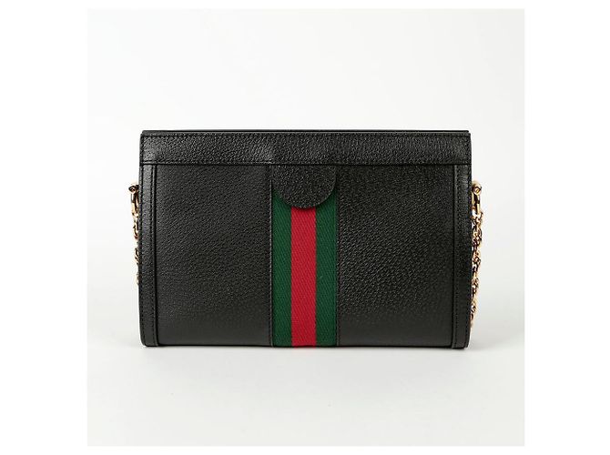 Gucci Borsa a Spalla e Crossbody Ophidia Small Nero - vista 4