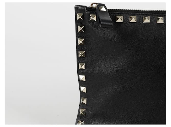 Valentino Clutch Rockstud Nero - vista 3