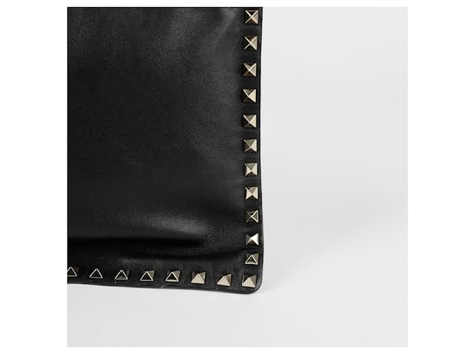 Valentino Clutch Rockstud Nero - vista 4