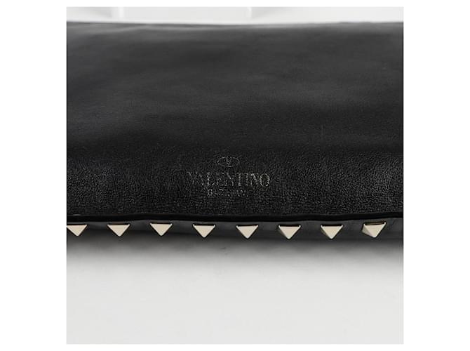 Valentino Clutch Rockstud Nero - vista 6