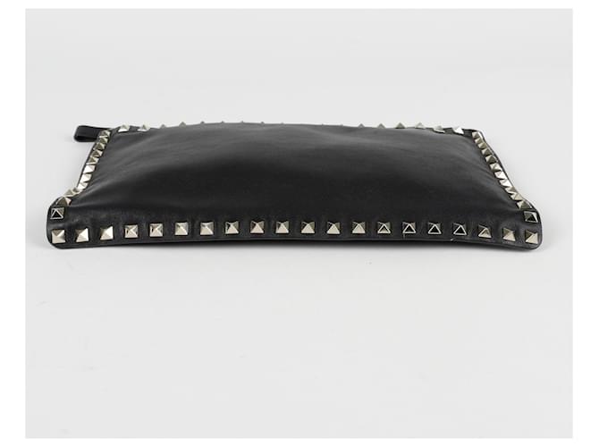 Valentino Clutch Rockstud Nero - vista 8