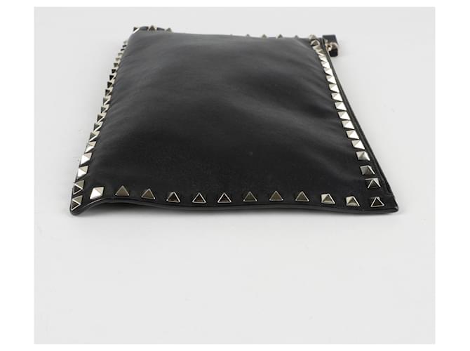 Valentino Clutch Rockstud Nero - vista 9