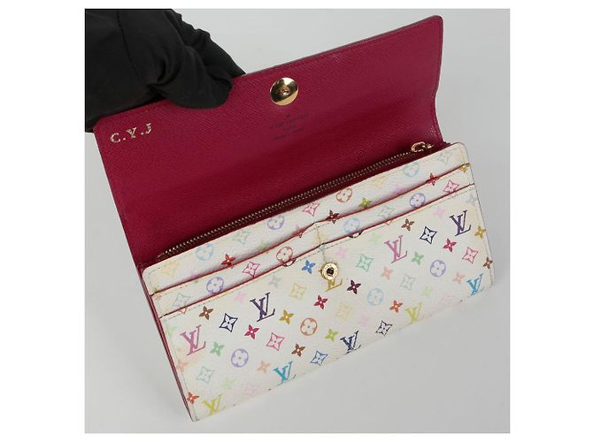 Louis Vuitton Portafoglio Lungo Sara Bianco - vista 9