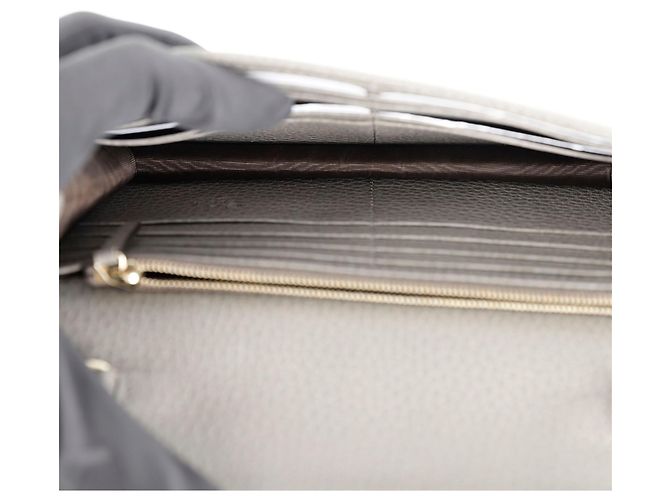 Gucci Carteira mini corrente entrelaçada crossbody Marrom - vista 8