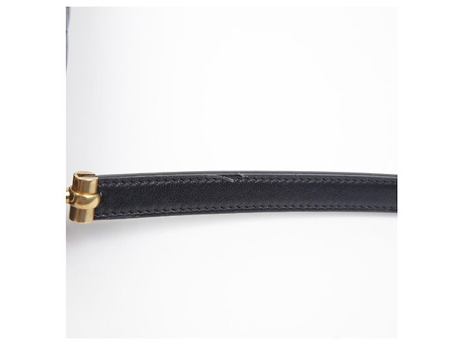 Saint Laurent Borsa a tracolla incrociata Gaby Mini Shachel Nero - vista 10