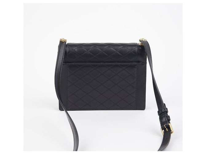 Saint Laurent Borsa a tracolla incrociata Gaby Mini Shachel Nero - vista 5