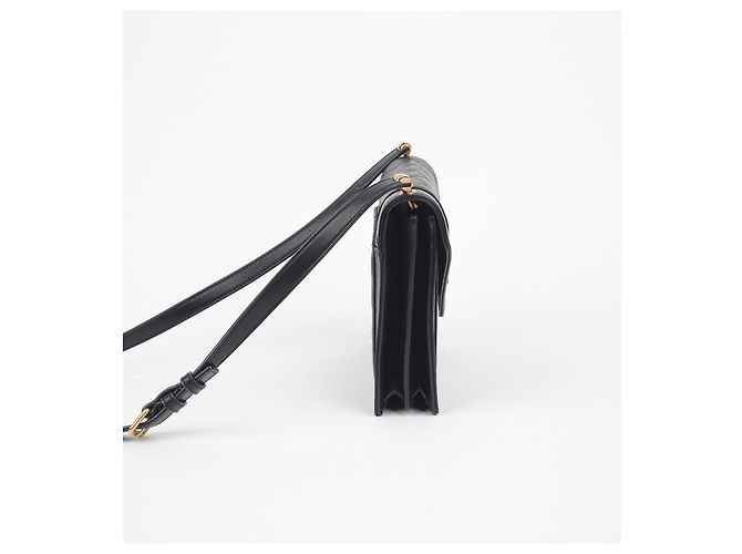 Saint Laurent Borsa a tracolla incrociata Gaby Mini Shachel Nero - vista 6
