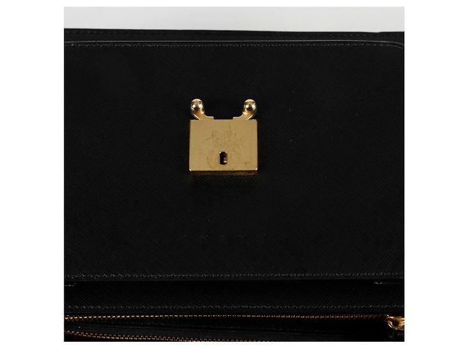Marni Borsa a Spalla Media Trunk Nero - vista 11