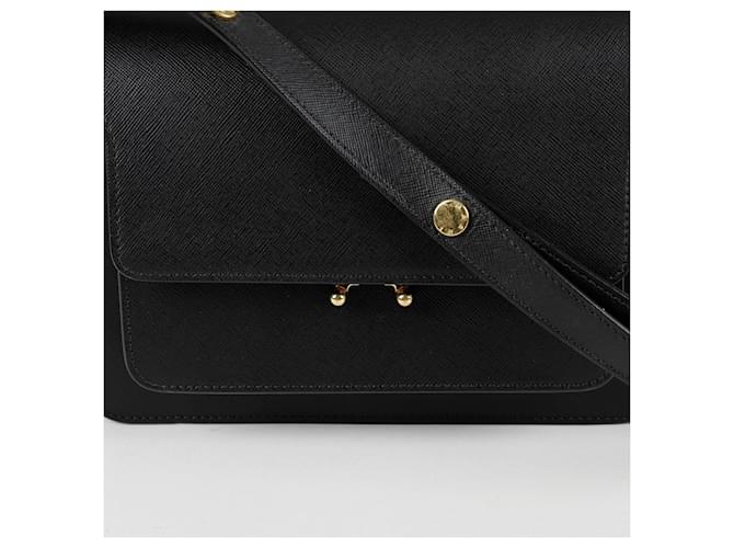 Marni Borsa a Spalla Media Trunk Nero - vista 2