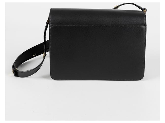 Marni Borsa a Spalla Media Trunk Nero - vista 4