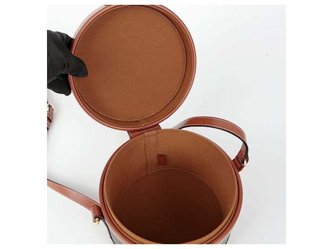 Triomphe Céline Borsa a Spalla Tambour Medium Marrone - vista 10