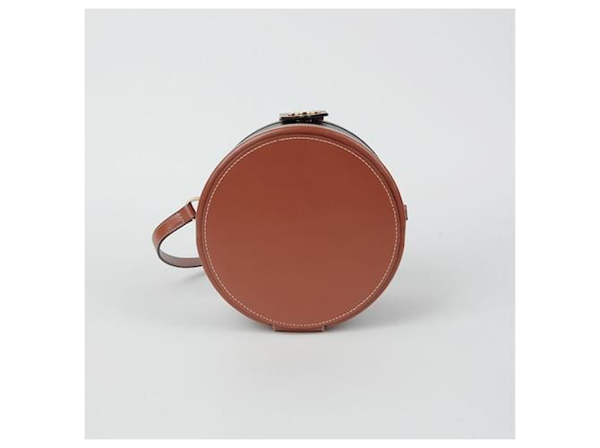Triomphe Céline Borsa a Spalla Tambour Medium Marrone - vista 6