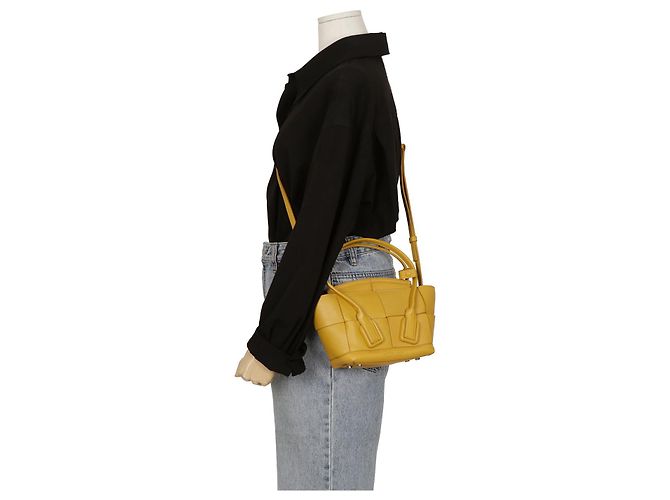 Bottega Veneta Mini Tote Arco e borsa a spalla Giallo - vista 12
