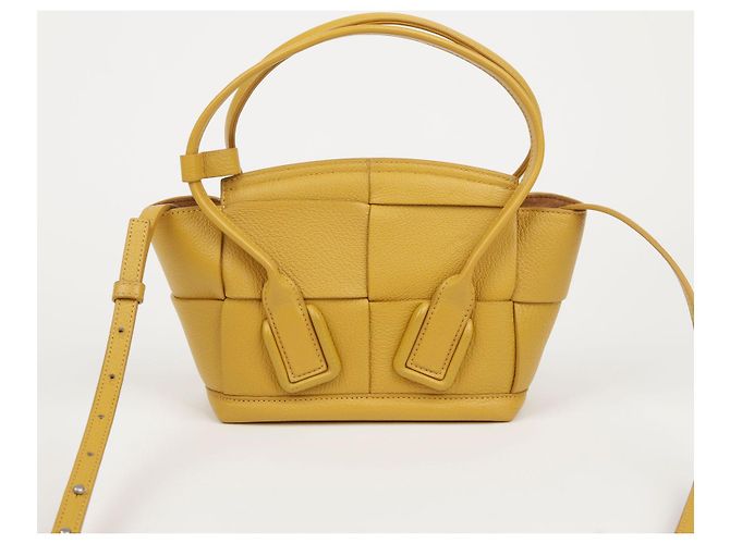 Bottega Veneta Mini Tote Arco e borsa a spalla Giallo - vista 7