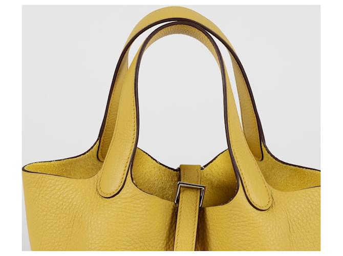 Hermès Borsa Tote Picotin Lock Verde - vista 3