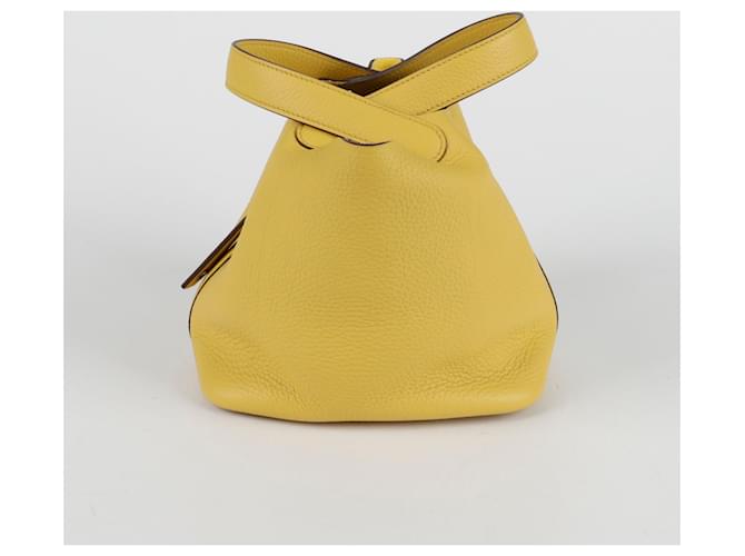 Hermès Borsa Tote Picotin Lock Verde - vista 4