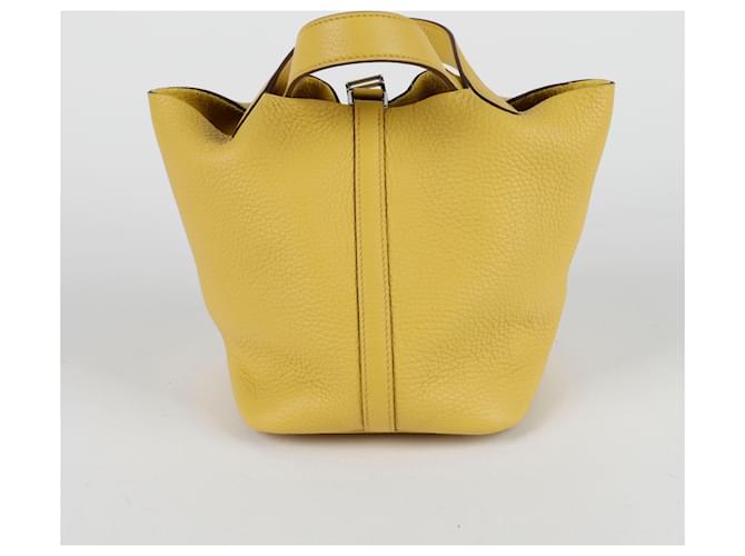 Hermès Borsa Tote Picotin Lock Verde - vista 5
