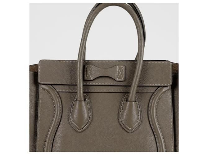 Luggage Céline Reise Micro Tote Tasche Braun - Ansicht 6