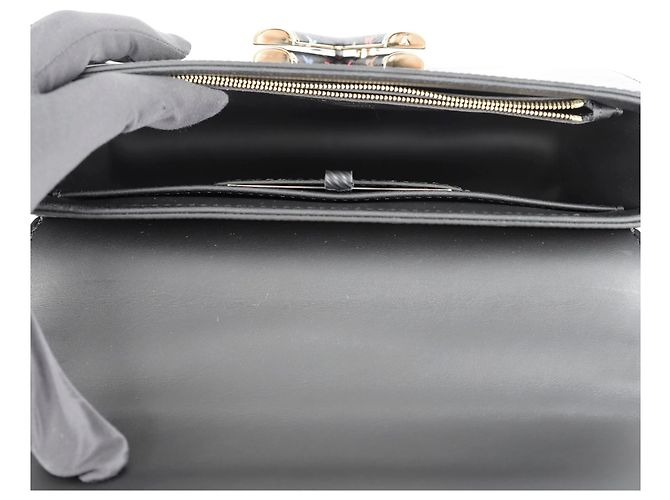 Louis Vuitton Borsa a Spalla Slim Twist MM Murakami di LV TM Nero - vista 8