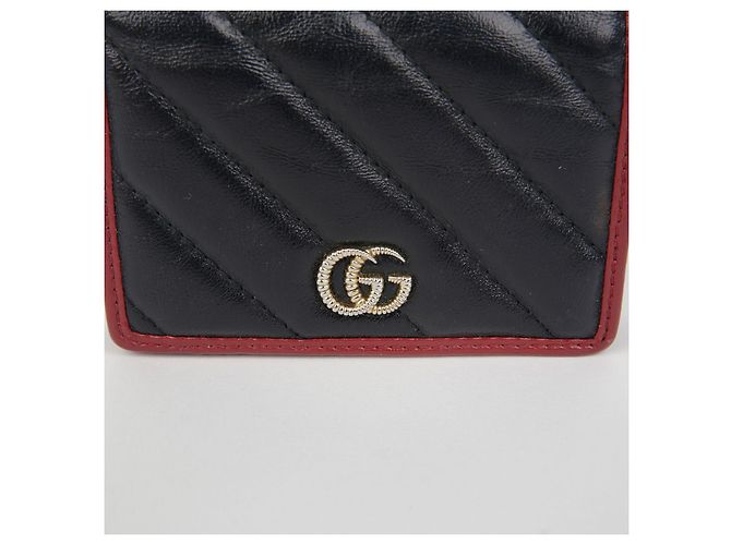 Gucci GG Marmont Kartenetui Schwarz - Ansicht 3
