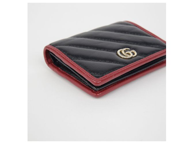 Gucci GG Marmont Kartenetui Schwarz - Ansicht 7