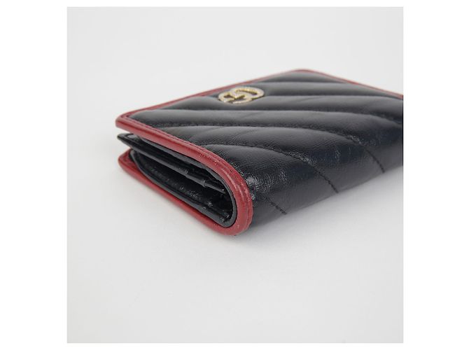 Gucci GG Marmont Kartenetui Schwarz - Ansicht 9