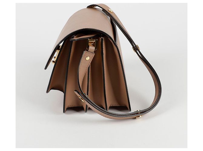 Marni Borsa a Spalla Crossbody Medium Trunk Marrone - vista 2